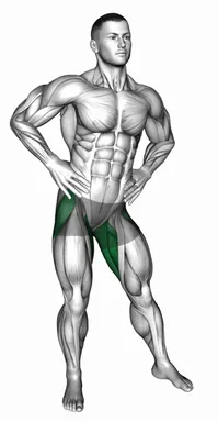 힙 서클 스트레칭 자세 시연
