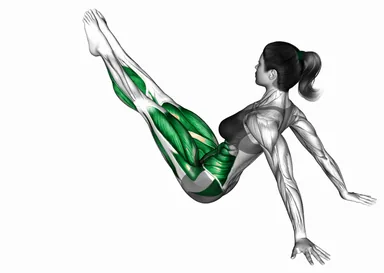 서포티드 힙 트위스트 자세 시연