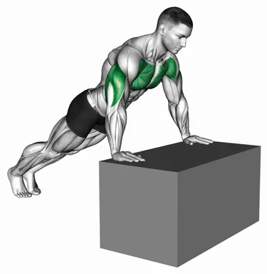 Incline Push-Up (on Box) demo