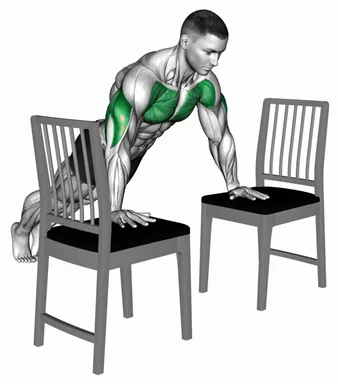 Incline Push-Up with Chair demo