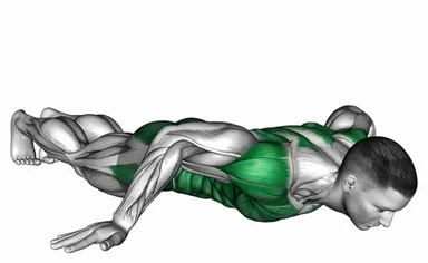 Iron Cross Plank demo