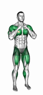 펀치 점핑잭 자세 시연