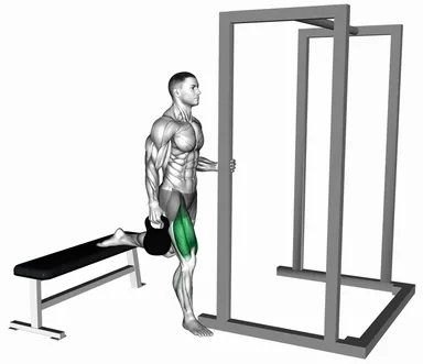 Kettlebell Assisted Bulgarian Split Squat demo