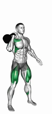 Kettlebell One Arm Push Press demo
