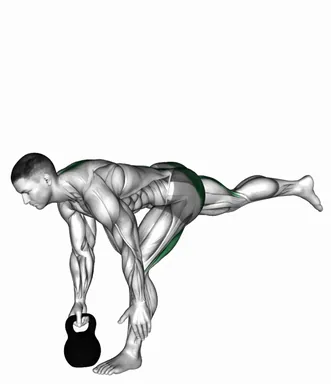 Kettlebell One-Legged Deadlift demo