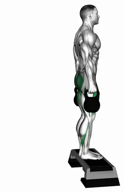 Kettlebell Reverse Lunge from Deficit demo