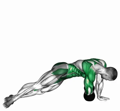 Kettlebell Side Plank Reach Through demo