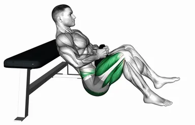 Kettlebell Single Leg Hip Thrust demo