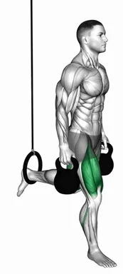 Kettlebell Ring-Assisted Split Squat demo