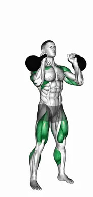 Kettlebell Split Jerk demo