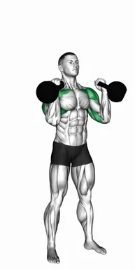 Kettlebell Standing Alternating Arnold Press demo