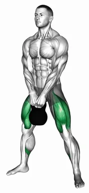 Kettlebell Wide Squat demo