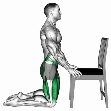 Kneeling Bend Knee Chair Supported demo