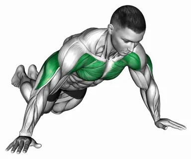 Kneeling Wide Hand Push-Up demo
