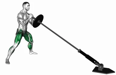 Landmine Cossack Squat demo