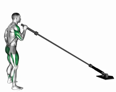 Landmine Single Arm Push Press demo