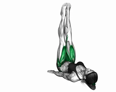 Leg Stretched Open Toes Together Knees Together Stretch demo