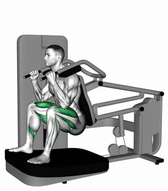Lever Chair Squat demo