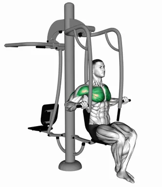 Lever Outdoor Seated Chest Press demo