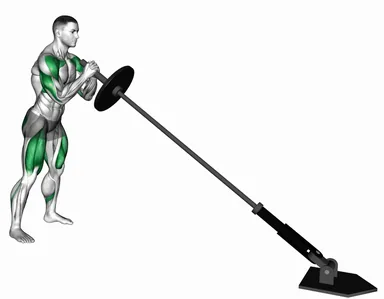 Landmine Squat and Press demo