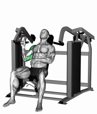 Lever Stack Seated Single Arm Shoulders Press demo