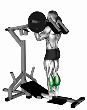 Lever Standing Calf Raise (plate loaded) demo