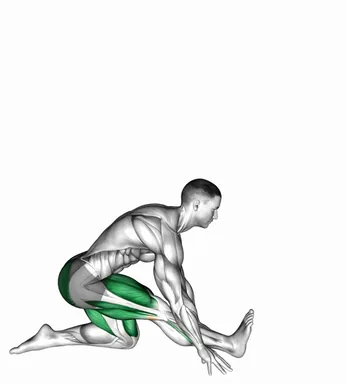 Low Lunge to Hamstring Stretch demo