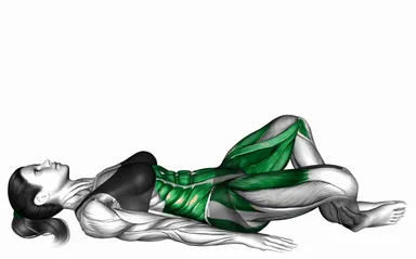 Lying Butterfly Leg Raise demo