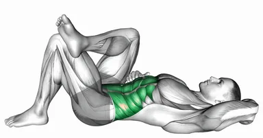 Lying Elbow to Knee demo
