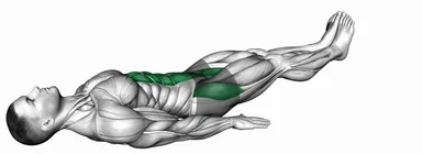 Lying Hover Leg Clap (Abduction) demo