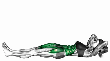 Lying Lean Forward (Pilates) demo
