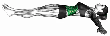 Lying Lower Back Stretch demo