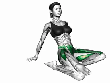Lying Sartorius Stretch demo