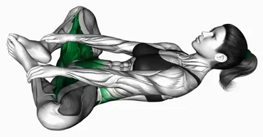 Lying Sole to Sole Groin Stretch demo