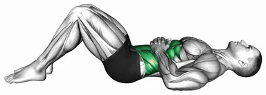 Lying Supine Abdominal Breathing (Demo 2) demo