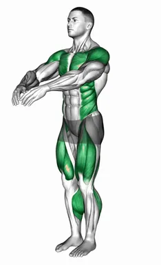 Marching On Spot Shoulders Rotation demo