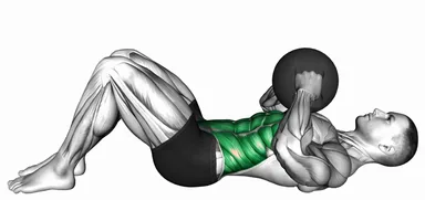 Crunch with Medicine Ball (Demo 2) demo