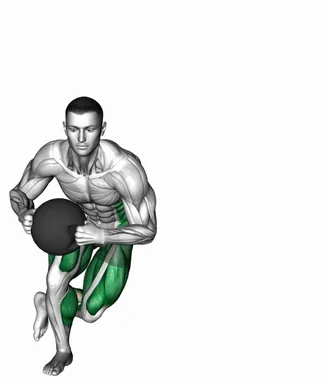 Medicine Ball Skater Hop demo