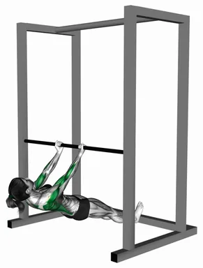 Narrow Grip Inverted Row demo
