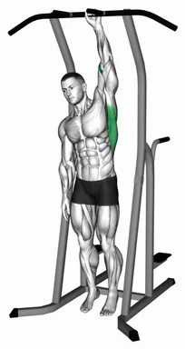 One-Handed Hang Stretch demo
