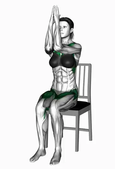 의자 오픈업 자세 시연