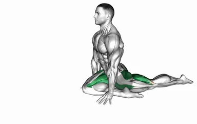 Pigeon Hip Stretch demo