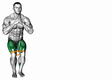 Resistance Band Lateral Walk demo