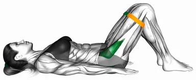 Resistance Band Lying Supine Hip Abduction demo