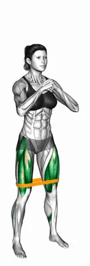 Resistance Band Squat Jump demo