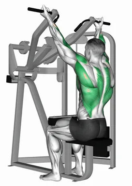 Reverse Grip Machine Lat Pulldown demo