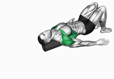 Foam Roller Around the World Lying on Floor demo