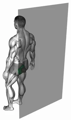 Massage Ball Gluteus Maximus Stretch demo