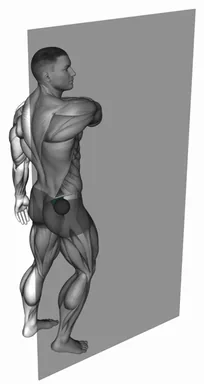 Massage Ball Gluteus Medius Stretch demo
