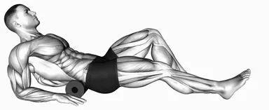 Stability Ball Lower Back Roll demo